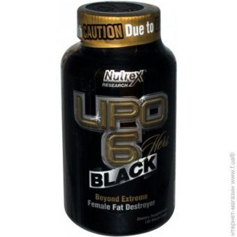 Жиросжигатель Nutrex Research Lipo-6 Black Hers, 120 капсул - Байконур