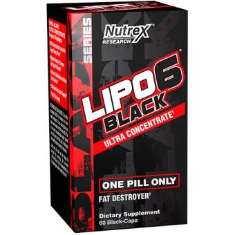 Жиросжигатель LIPO 6 Black Nutrex (60 капсул) - Байконур