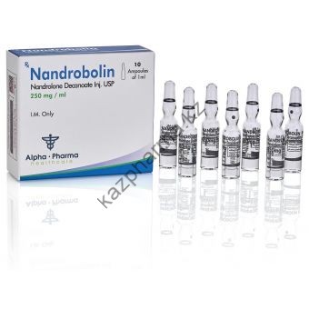 Nandrobolin (Дека, Нандролон деканоат) Alpha Pharma 10 ампул по 1мл (1амп 250 мг) - Байконур