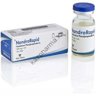 Нандролон фенилпропионат NandroRapid (Дураболин) Alpha Pharma балон 10 мл (100 мг/1 мл) - Байконур