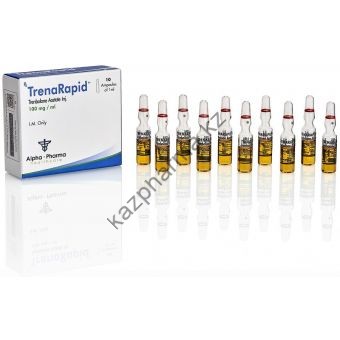 Тренболон ацетат Alpha Pharma (TrenaRapid) 10 ампул по 1мл (1амп 100 мг) - Байконур