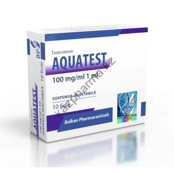 Aquatest (Суспензия Тестостерона) Balkan 10 ампул по 1мл (1амп 100 мг) - Байконур