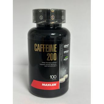 Кофеин Maxler 100 таблеток по 200 мг Байконур