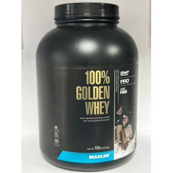 Протеин Maxler 100% Golden Whey 5 Ibs 2270 грамм (68 порц) Байконур