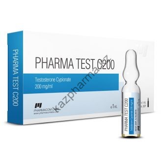 Тестостерон ципионат Фармаком (PHARMATEST C200) 10 ампул по 1мл (1амп 200 мг) - Байконур