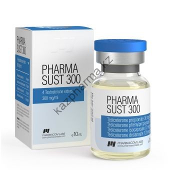 PharmaSust 300 (Сустанон) PharmaCom Labs балон 10 мл (300 мг/1 мл) - Байконур