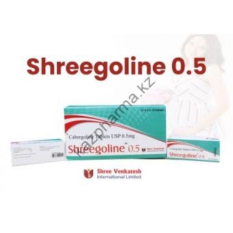 Каберголин Shree Venkatesh 10 таблеток по 0,5мг Индия Байконур
