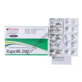 Модафинил Rapofil 200 10 таблеток (1таб/200 мг) - Байконур