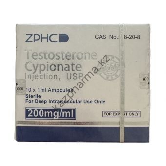 Тестостерон ципионат ZPHC (Testosterone Cypionate) 10 ампул по 1мл (1амп 250 мг) - Байконур