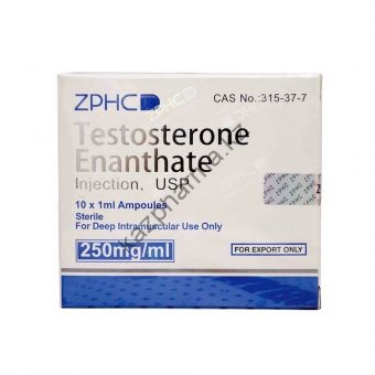 Тестостерон энантат ZPHC (Testosterone Enanthate) 10 ампул по 1мл (1амп 250 мг/1 мл) - Байконур