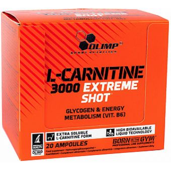 L- Карнитин Olimp L-Carnitine 3000 Extreme Shot (20 ампул по 25мл) - Байконур